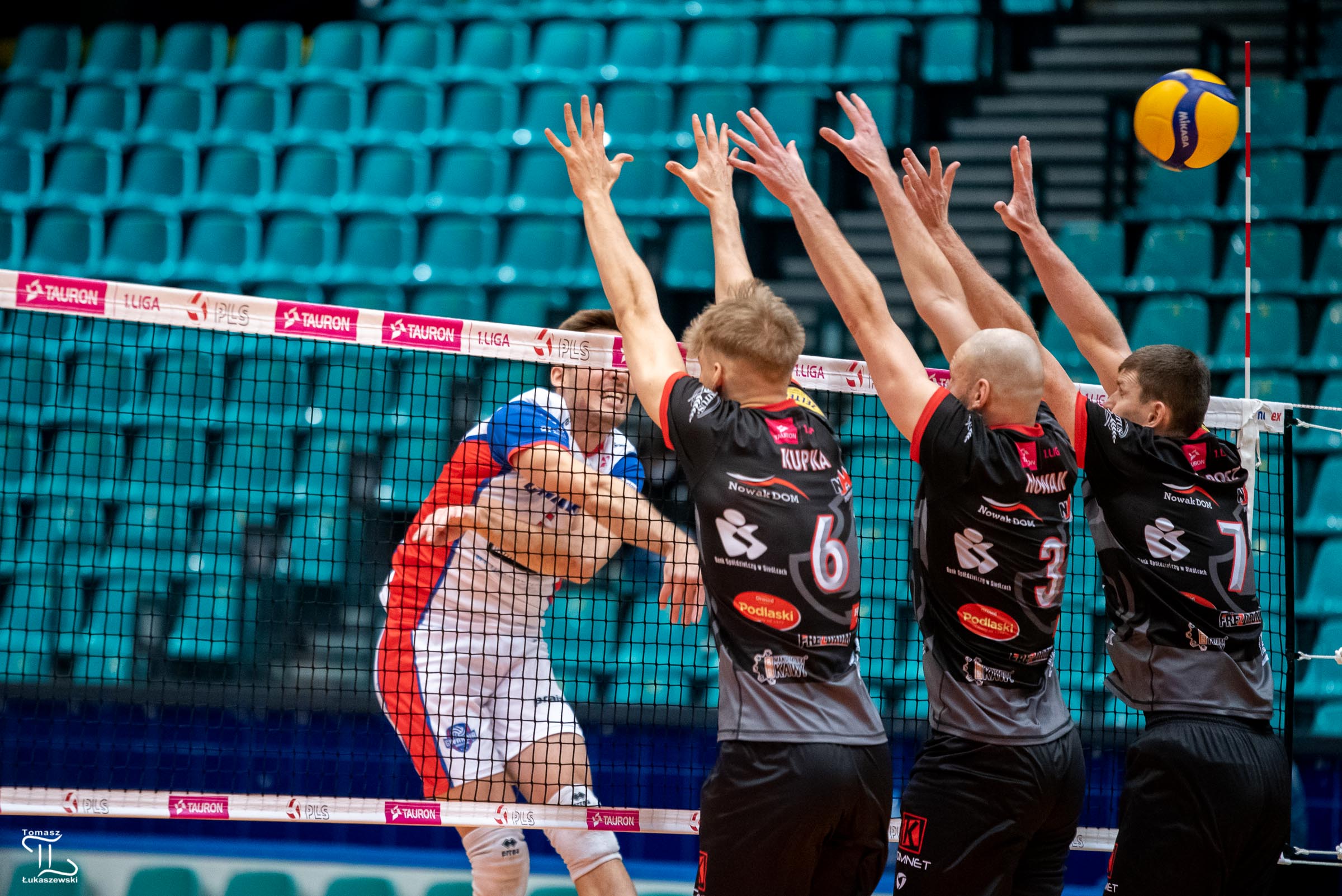 Mecz piłki siatkowej eWinner Gwardia Wrocław - KPS Siedlce