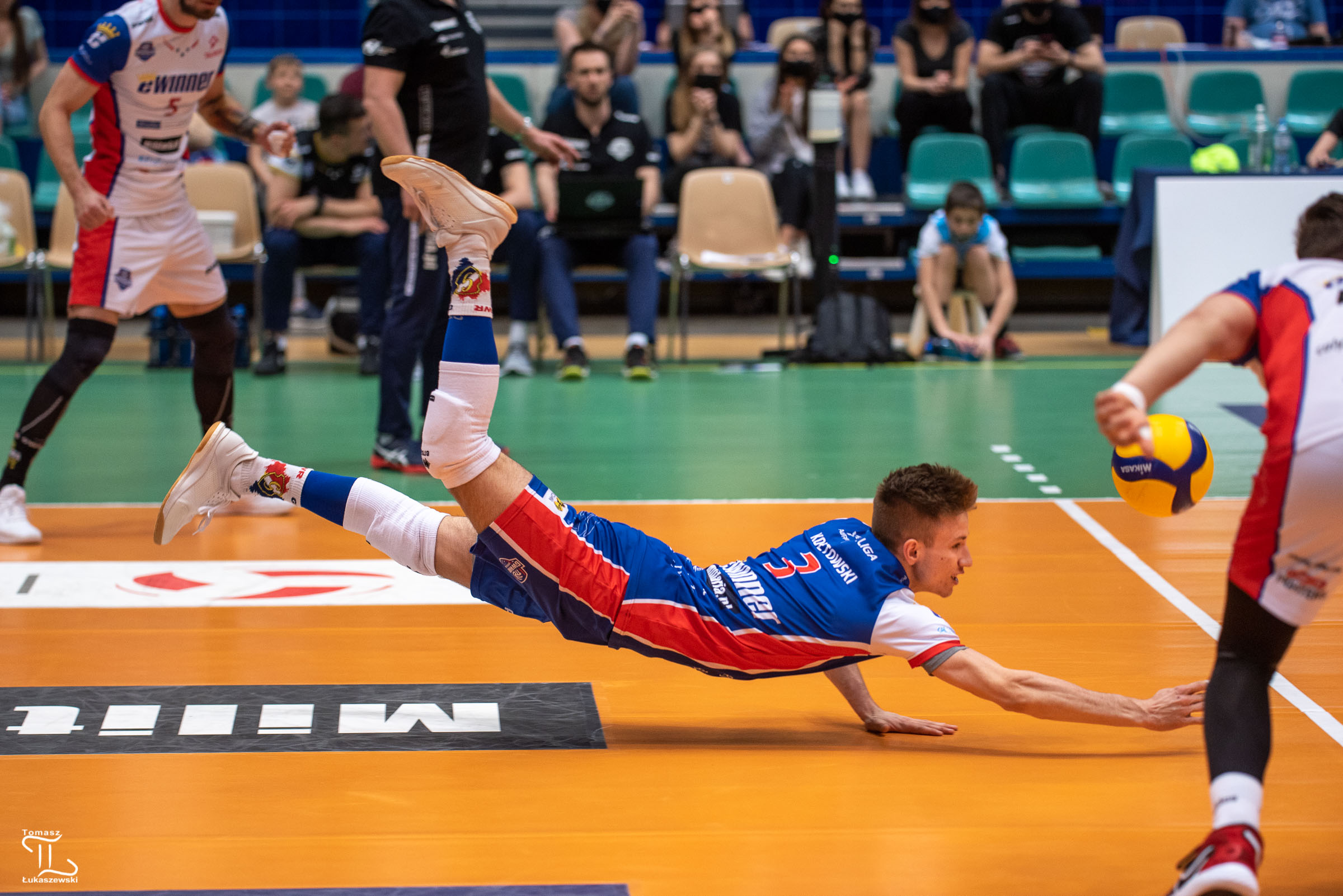 Mecz piłki siatkowej eWinner Gwardia Wrocław - ZAKSA Strzelce Opolskie